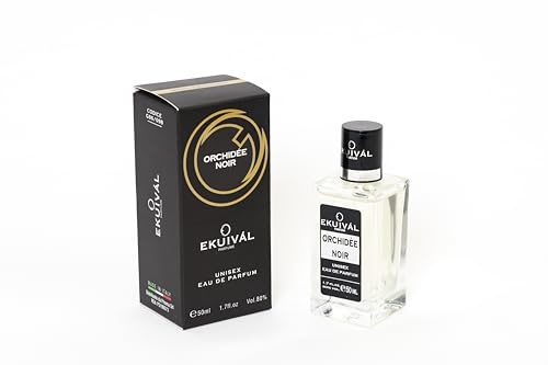 Ekuival Orchidee Noir Unisex Eau de Parfum 50 ml, 098 Inspiriert von den großen Düften