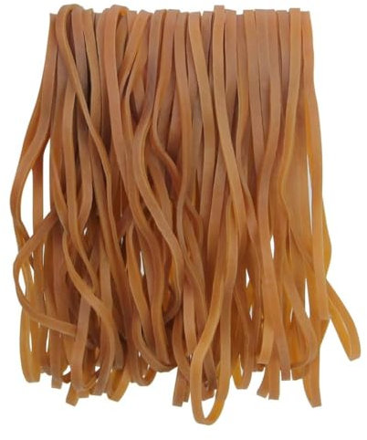 SGERUFZ 50 Pezzi Elastici in Gomma, durevole e resistente agli strappi, Set, Elastici Spessi, Strisce in Gomma, Elastici Larghi, Elastici per Pattumiera, per Casa, Ufficio, Scuola