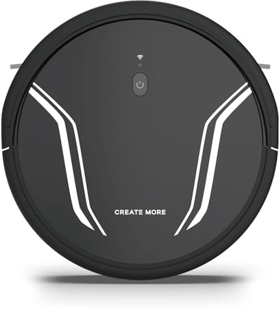 Bagotte Robot Vacuum and Mop, 5000Pa Mopping Robot Vacuum Cleaner with 3-in-1 Robotic Vacuum Cleaner, Multiple Cleaning Modes, Self-Charging, WiFi/Alexa/App, Ideal for Hard Floor, Pet Hair，Debris