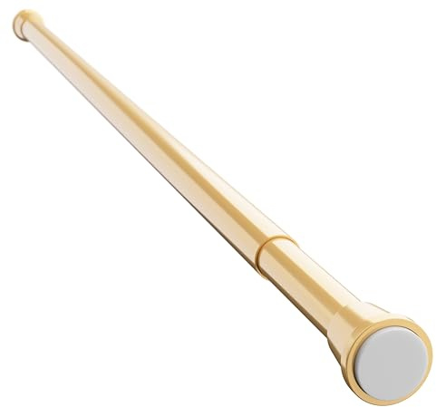 Tringle à rideau de douche télescopique en aluminium à tension - 140-250 cm - Doré - Tringle de douche - Inoxydable
