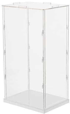 Uonlytech Boîte Exposition Transparente Acrylique pour Modèles Réduits Vitrine Exposition Protection Et Rangement Facile Adaptée La Maison Bureau pour Collectionneurs