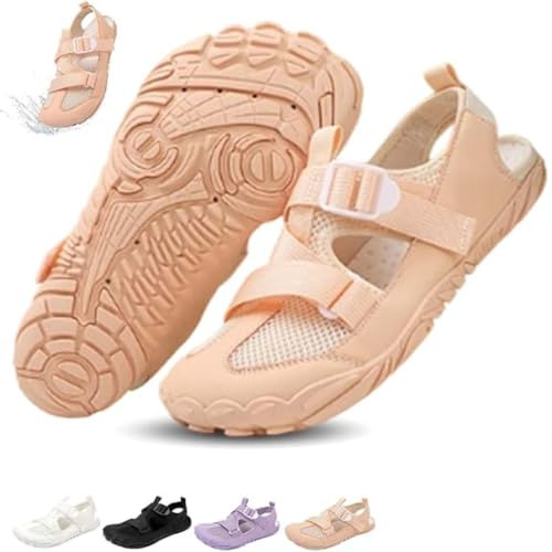 Sandales Pieds Nus Respirantes Et Orthopédiques, Sandales De Trekking | Conception Avec Voûte Haute, Respirante Et Confortable, Douleurs Au Dos Et Aux Articulations