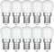WULUN 10 paquetes de bombillas LED E14 3w,AC 220-240v, electrodomésticos, refrigeradores, piezas de repuesto para campana extractora (Blanco frío)