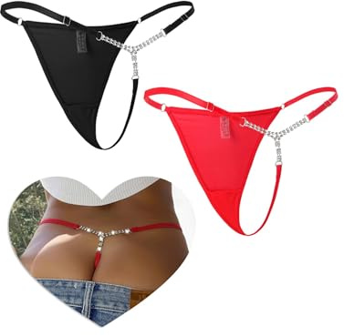 comeondear String sexiga chica heta trosor sexiga kvinnor tanga genomskinlig låg midja trosor underkläder kort stringtrosa svart röd stor storlek