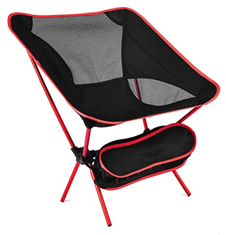 YIHANSS Ultraleichter Campingstuhl mit tragbarem Hocker für die Handtasche, zusammenklappbarer Strandstuhl für Outdoor-Camping für Picknick, Reisen, Wandern, Angeln, Stühle