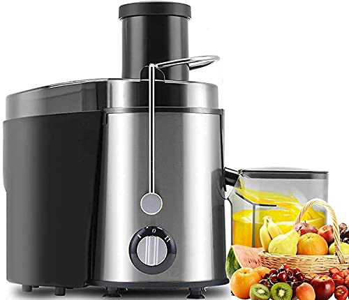 NSTVVEE Spremiagrumi, spremiagrumi centrifugo a Bocca Larga da 400 W, spremiagrumi Domestico, Macchina Automatica per succhi di Frutta e Verdura