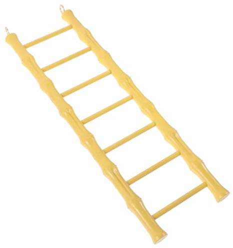 DOITOOL Échelle Escalade pour Perruche et Perroquet Suspendu Plastique Sécurisé Stimule Esprit Motricité Accessoire Intérieur pour Cage Oiseaux