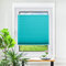 Homland Plissee ohne Bohren Klemmfix Türkis 130 x 80 cm(LxB), Plissees für Fenster und Tür, Jalousie Easyfix Plisseerollo mit Klemmträger Sonnenschutz und Sichtschutz lichtdurchlässig Rollo