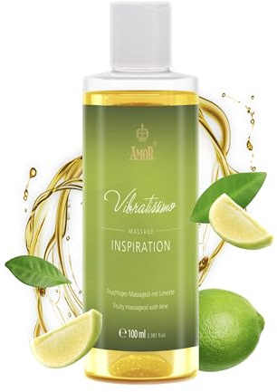 Vibratissimo ”Inspiration” – massageolja, kärleksolja, kroppsolja med limedoft, 100 ml