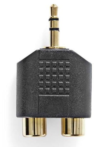 Adaptador Jack 3.5 Macho a Doble RCA Hembra