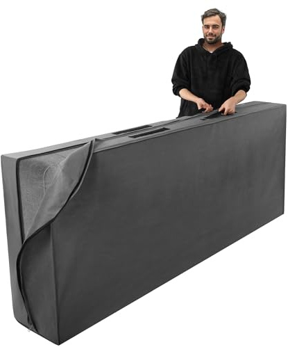 Navaris madrasskydd för madrasser – 80 x 200 x 25 cm – 120 gsm – mot kvalster damm och smuts – robust och ventilerande – överdrag för madrass – grå
