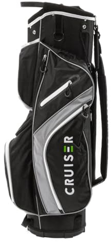 Golf Trolley Bag – 14 Way Divider Golf Cart Bag with Cooler Pocket, Valuables Pocket & Ample Storage, Durable Design | Cruiser Golf CB3