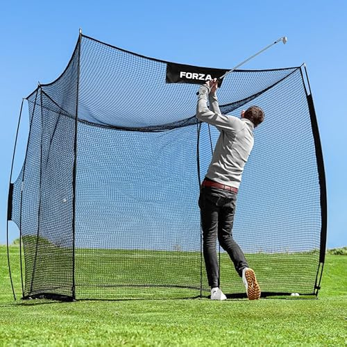 FORZA Proflex Filet de Practice de Golf Pop-Up | Cage d’Entraînement Durable pour Le Jardin avec Sac de Transport | Montage Facile | Conception Résistante aux Impacts