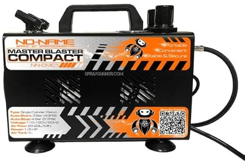 Compresor de aerógrafo compacto Master Blaster de la marca NO-NAME (solo compresor)