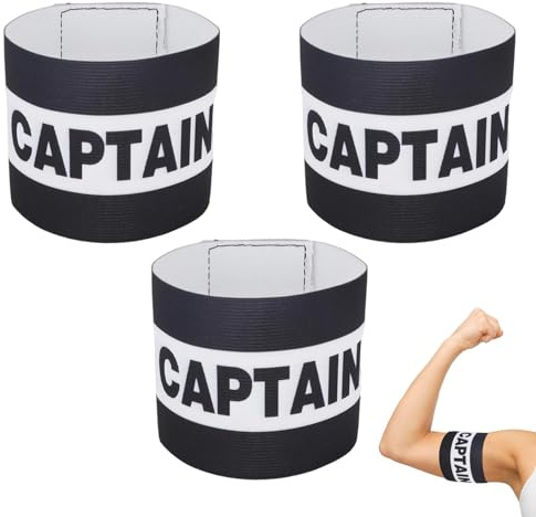 3pcs Captains Armband,Adjustable Captain Armband For Soccer,Breathable Captain Arm Bands For Youth And Adults,Captains Armband Kids,Football Captain's Armbands,Sport Arm Bands Accessories