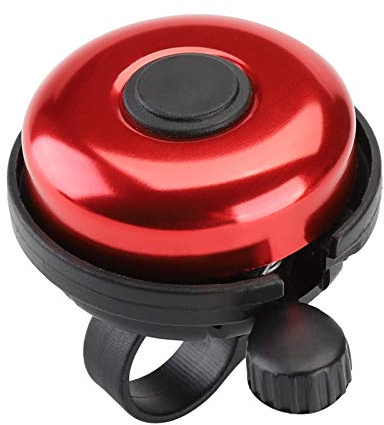 Paliston Sonnette de Vélo Aluminum Cloche de Vélo Classique pour Adultes Enfants Garçons et Filles Rouge