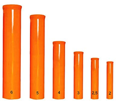 h2i Abschussrohr Mörser | Kaliber 4 | Robust & wiederverwendbar aus glasfaserverstärkten Kunststoff - GFK | Ideal für Pyrotechnik & Feuerwerke | Profiqualität