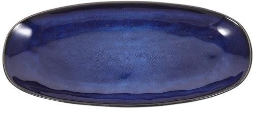 Luxshiny Serviertablett Servierplatten Keramikfischplatte Abendessen Teller für Sushi Snacks Vorspeisen Dessert Sise S S Tablett