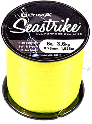 Ultima Seastrike Ligne de Pêche Fort Unisex-Adult, Jaune Fluo, F6160