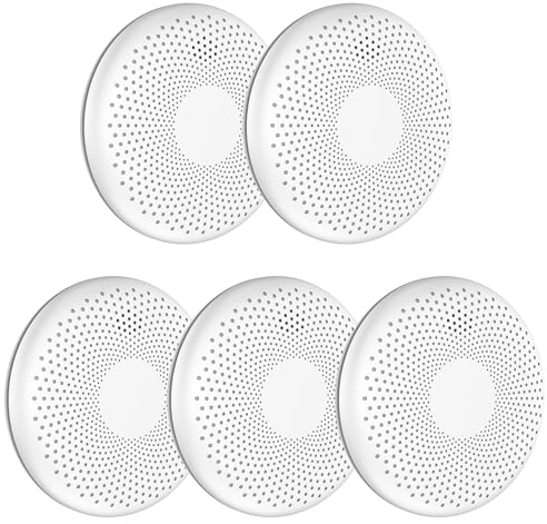 Aroha Safety Pro Détecteur Combiné avec Fumée et Monoxyde de Carbone - Batterie de 10 Ans - Alarme Incendie & Alarme de Monoxyde de CO - 5 pièces