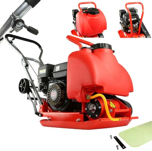 IMJ-Global Compacteur compacteur à éclater | 82 kg | 5,8 ch | Force centrifugeuse 13 KN | Plaque 540x420 mm Épaisseur 12 mm | Profondeur de compactage 30 cm | Fréquence de vibration 5500 VPM