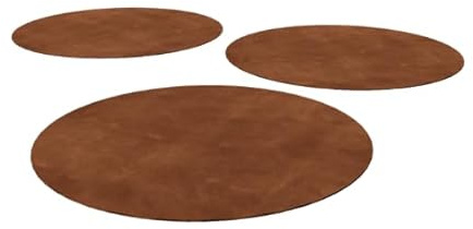 MySteel | Cortenstahl Trittplatte - Rund - cm - 75x75cm - Rostfarbe