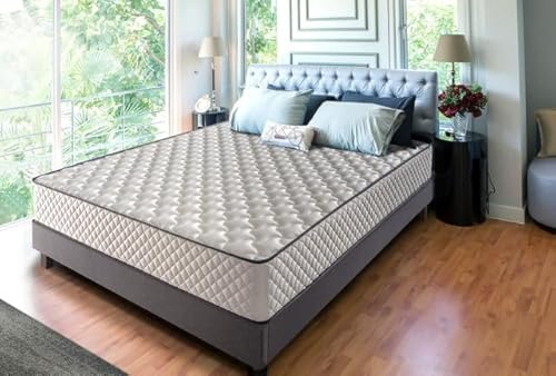DAGOSTINO HOME BOUTIQUE COLLECTION Matelas Mousse 90X190 Florida - Ferme - Réversible - Côté Été/Hiver - H20 Cm