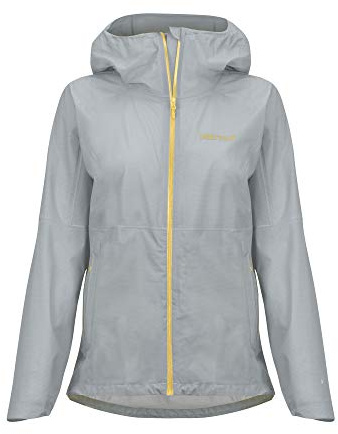 Marmot Damen Hardshell Regenjacke, Wasserdicht, Winddicht & Atmungsaktiv Wm's Bantamweight Jacket, Sleet, M, 36040