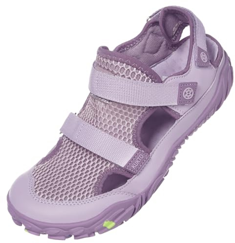 Hsyooes Sandalias Barefoot Mujer Sandalias Deportivas Hombre,Morado,40EU