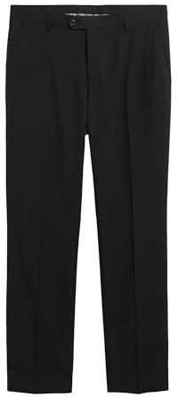 NEXT Hombres Pantalón de Traje Corte Sartorial Negro W: 30 / L: 31