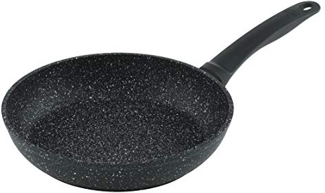 Kuhn Rikon Easy Induction Marble Non-Stick Frying Pan, 28 cm, Black