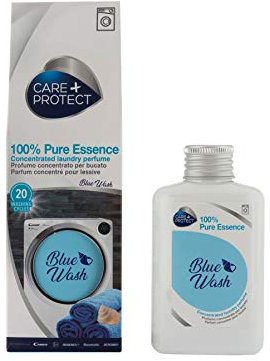 CARE + PROTECT Blue Wash Laundry Perfume In-Wash Scent Booster, Long Lasting Active Formula, 100ml for up to 20 washes