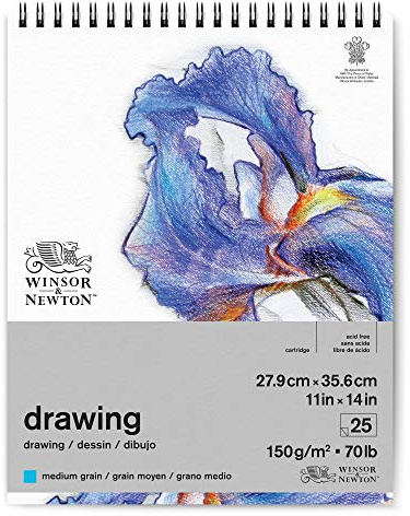 Winsor & Newton Classic Drawing Paper Pad, 11 x 14, 25 Sheets, 150gsm