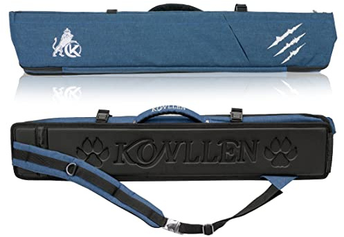 KONLLEN 3x4 4x5 Oxford Cloth Prairie Pool Cue Case High Capacity Billiard Cue Stick Carrying Bag
