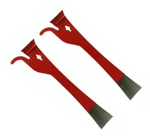 ZIDDAR Multifunktionales Imkerwerkzeug Unverzichtbare Imkereiausrüstung Rostfreier Rahmenheber Und Schaber Mit Haken