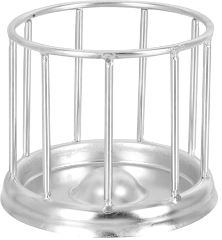 Lurrose Comedero de Acero Inoxidable 304 para Reptiles, Aves y Gansos, Pequeño Tamaño, Contenedor de Comida y Agua para Tortugas y Mascotas, Plato Resistente para Terrarios