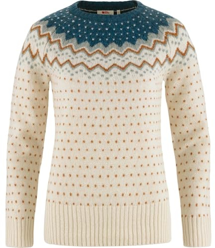 Fjallraven Women's Övik Knit Sweater Sweatshirt, Green, S UK
