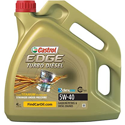 CASTROL Edge Turbo Diesel 5W-40 Titanium FST Motoröl Motorenöl 4 L Liter