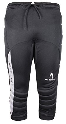 HO Soccer Icon Pantalón de Portero 3/4 Acolchado, Niños, Negro, 6