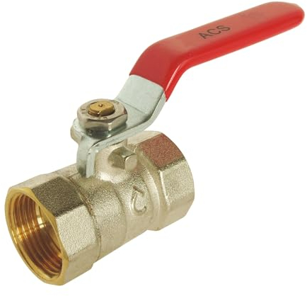 SOMATHERM FOR YOU - hembra doble válvula de bola 15/21 - mango reversible plana - Single Step - un mejor sellado con dos O-ring