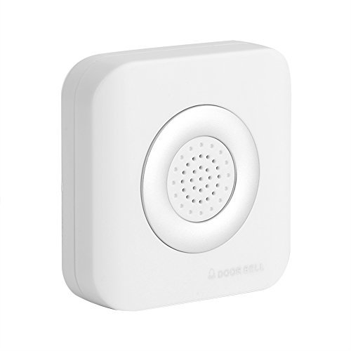 Suoneria Campanello DC 12V Wired Campanello Casa Allarme campanello per casa per ufficio batteria richiesta, colore bianco