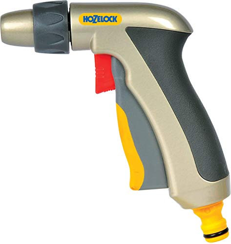 Hozelock Jet Plus Metal Hose Spray Gun (One Size) (Brass/Yellow/Grey)