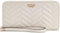 GUESS Damen Anning Large Zip Around Wallet Große Geldbörse mit Reißverschluss, Clutch, Stein