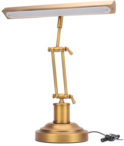 Piano Light, Music Stand Light, 12W Piano Lamp, Dimmable 3000K to 6000K Three Colors Brightness Adjustable, Eye Friendly 85 CRI Music Stand Light Double Lamp Arm Design (Bronze)