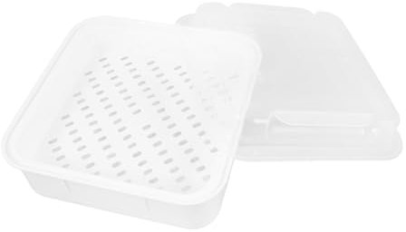 OKUMEYR Vaporera Para Microondas Doble Plástico Seguro Para Cocinar Verduras Pescado y Carne Sin Pérdida De Nutrientes Sin Arañazos Reutilizable y Fácil De Limpiar