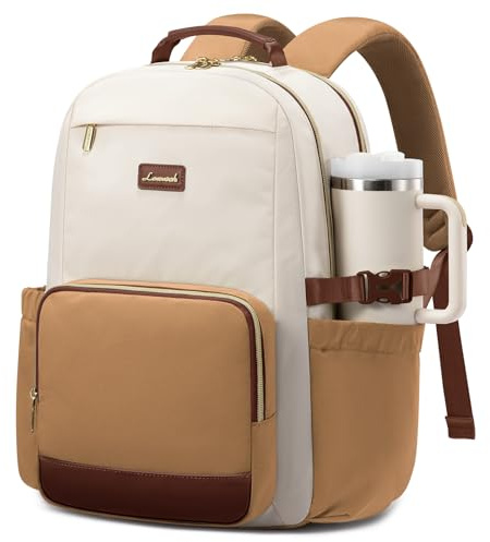 LOVEVOOK Zaino per donne con grande capacità, ideale per laptop da 15,6 pollici. Perfetto per viaggio, lavoro, affari, college e insegnanti grazie alla sua impermeabilità.