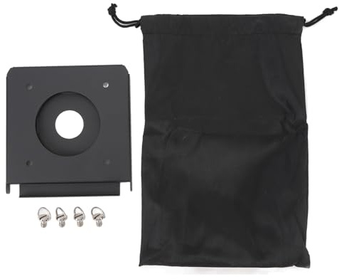 YolieraArt Supporto per distributore d'acqua da tavolo da campeggio, Accessorio per tavolo da tavolo, Piastra di montaggio pompa in acciaio al carbonio, Pannello sospeso laterale per pompa acqua