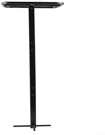 Honseadek Soporte de metal para plantas trepadoras de 12 x 12 x 50 pulgadas, marco de jardín negro para exteriores, estructura de soporte de vid ajustable (1 unidad)