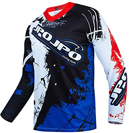 Hotlion Barn Dirt Bike Jersey ungdom motocross skjorta för pojkar långärmad mountainbike jersey flickor BMX MX Off-Road cykeltröja