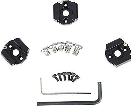 NICEYRIG Cold Shoe Mount Hot Shoe Adapter with 1/4 Hole for Microphone Flash Light Pack of 3